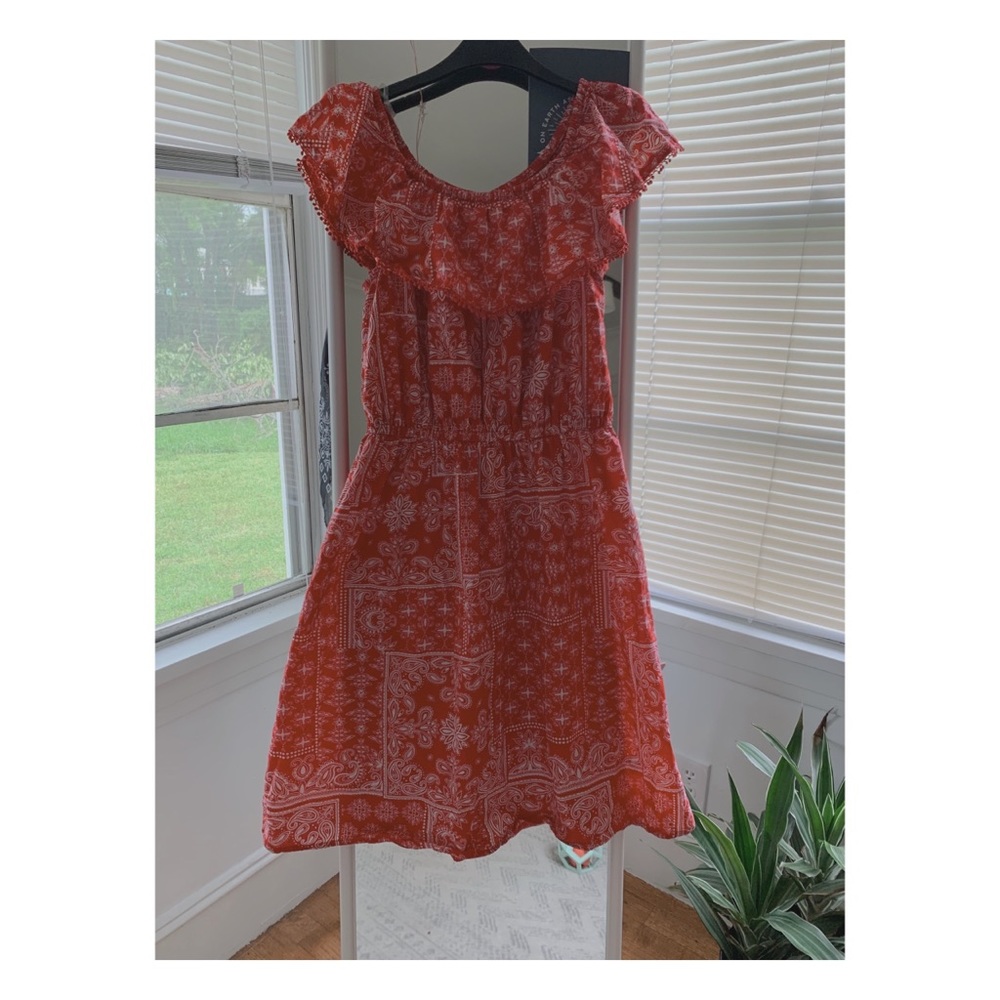 Red Cotton Dress